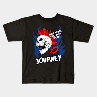 journey ll music speaks Kids T-Shirt